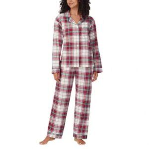 NEW BedHead PJs Flannel Pajama Set | Red Plaid